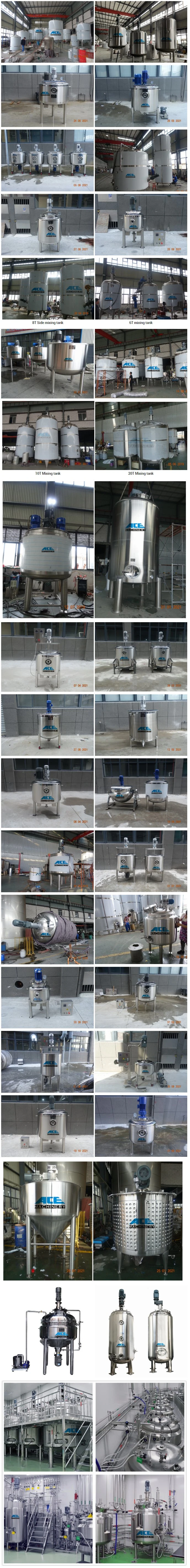 Best Price Stainless Steel Tank Sanitary Jacketed Storage Tank for Honey Milk Oil Chemical Liquid Storage Tank Reactor Stirrer Agitator Mixer Tank Mixing Tank