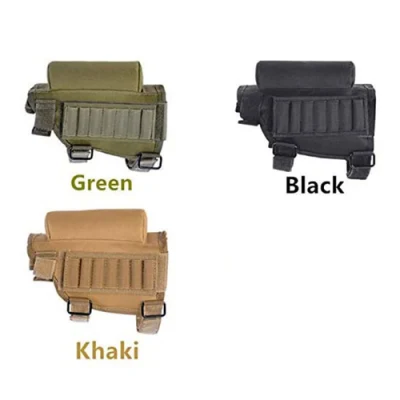 Tragbarer, verstellbarer taktischer Gesäßschalenhalter, Wangenauflage, Beutelhalter-Pack mit Munitionsträgertasche Wyz20252