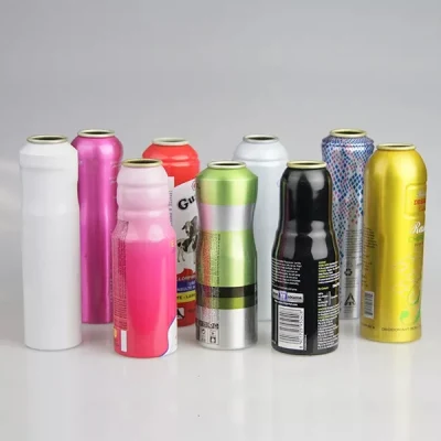 Aerosol-Metalldose, Aerosol-Aluminiumflasche, 50 ml, 100 ml, Spraydose, individuell anpassbare Größe und Logo-Druck für kosmetische Hautpflege