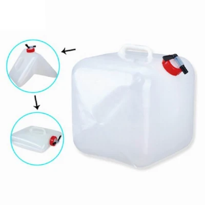 5L/10L/20L LDPE/PE Transparenter Camping-Wasserkanister aus faltbarem Kunststoff für Katastrophenhilfe